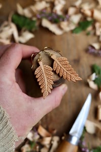 Image 7 of Fern Leaf ~ Earrings 