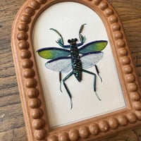 Image 1 of Water colour mantis (a, 4x6 inches)