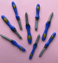 Image 1 of Fused glass tiny soldering iron magnets