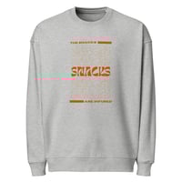 Image 2 of The Snacks Are Infused Unisex Organic Oversized Sweatshirt