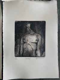 Image 3 of “Sighs” drypoint