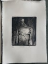 “Sighs” drypoint