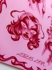 Image 2 of Bug Girls Flash Sheet (pink and red) 