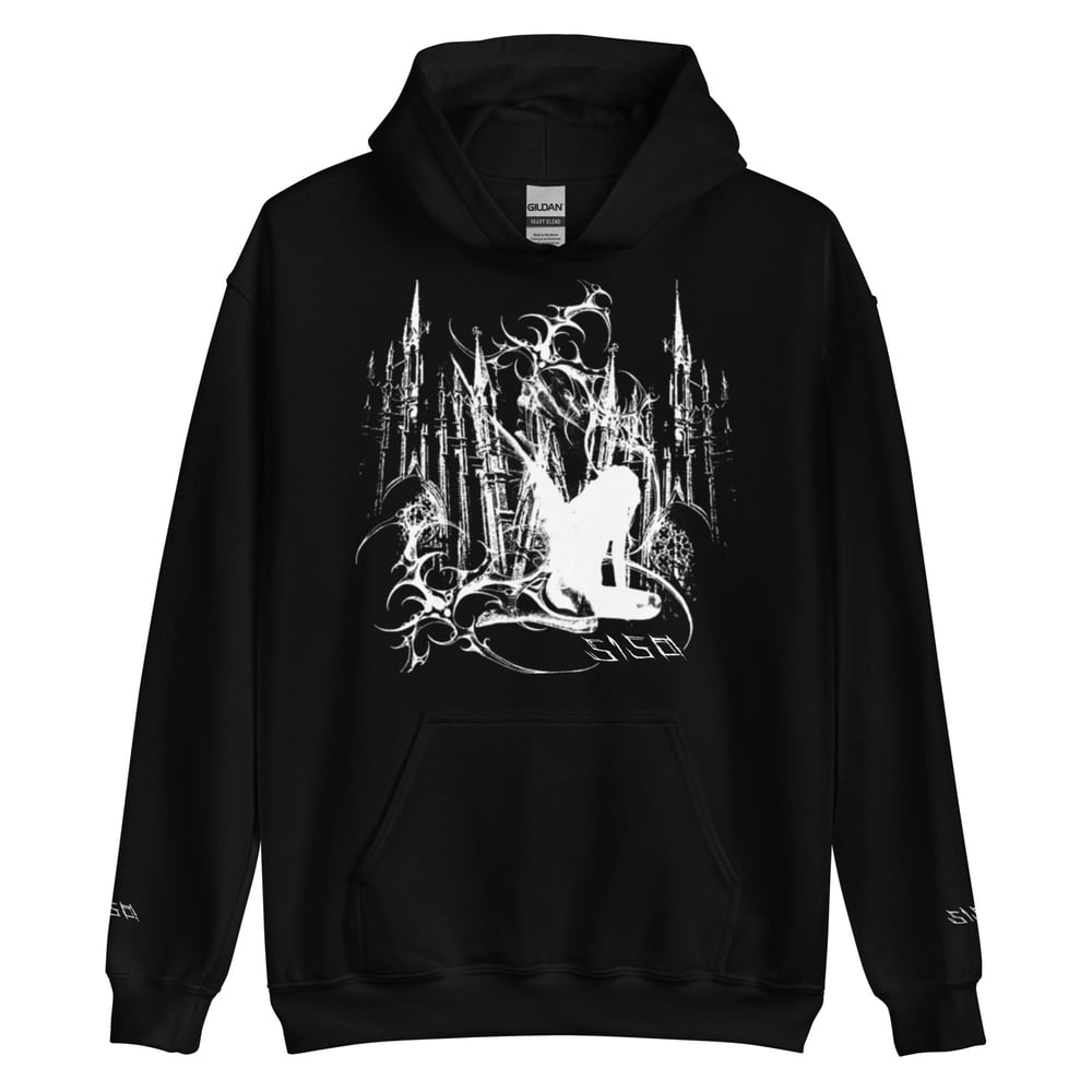 Image of Lament The Fallen Unisex Hoodie Black