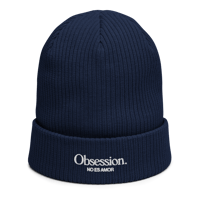Image 4 of Frankie J Obsession Organic ribbed beanie