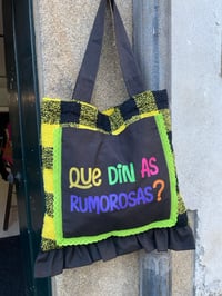 Image 1 of Bolsiña feita a man. QUE DIN AS RUMOROSAS cadros. Deseño exclusivo!