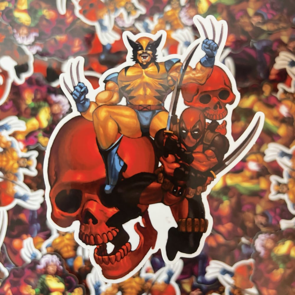 Image of Deadpool X Wolverine Sticker