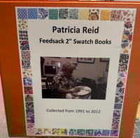 Image 1 of Feedsack 2” Swatchbook 3 hole punch in binder