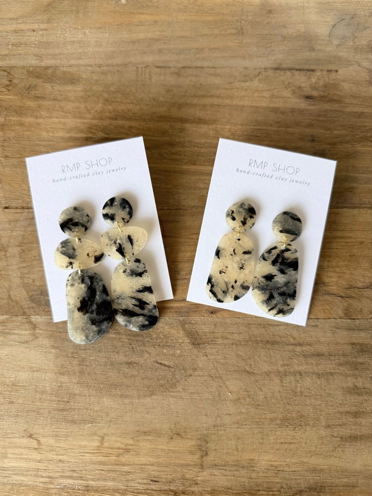 Image of Tortoise Abstract Earrings