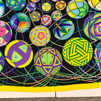 Image 6 of Hermès Cashmere Shawl "L'Art du Tamari" by Nathalie Vialars 140cm