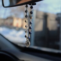 Image 1 of Sodalite Evil Eye Car Charm