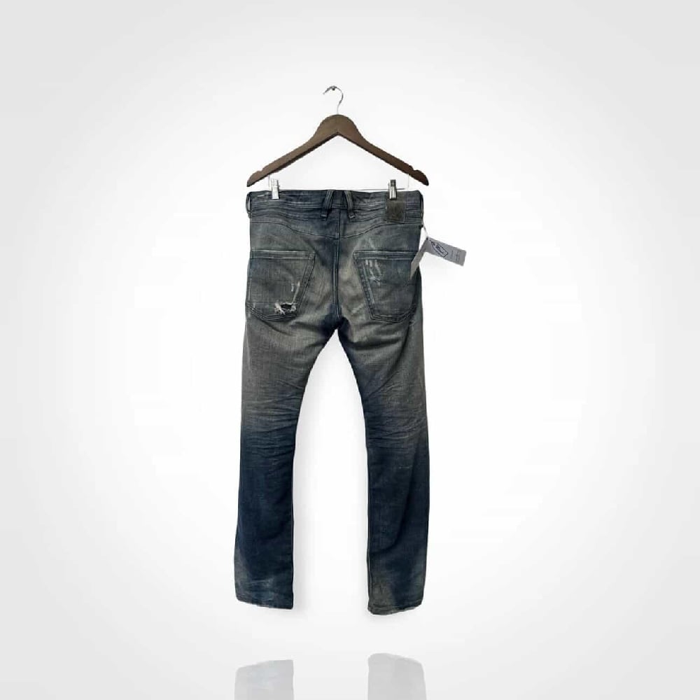Image of Diesel Denim Distressed Pants 