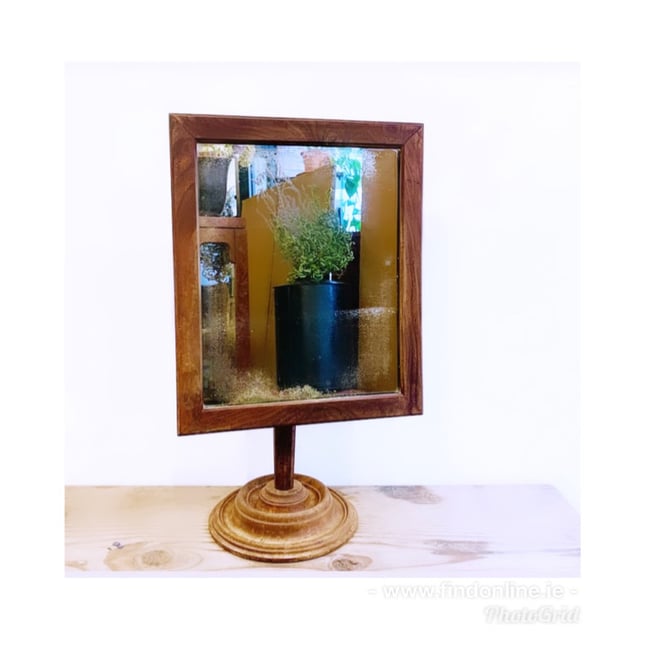 Antique retail mirror