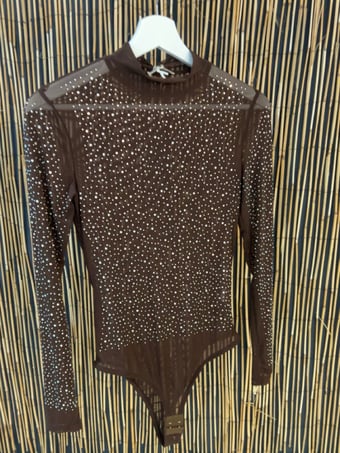 Image of Sparkle mesh bodysuit 