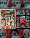 Insane 8 2025 Signed Posters