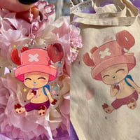 Image 1 of Chopper Keychains & Totebags