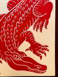 Image 3 of 'Crawler' Special Edition Fiery Red Blockprint