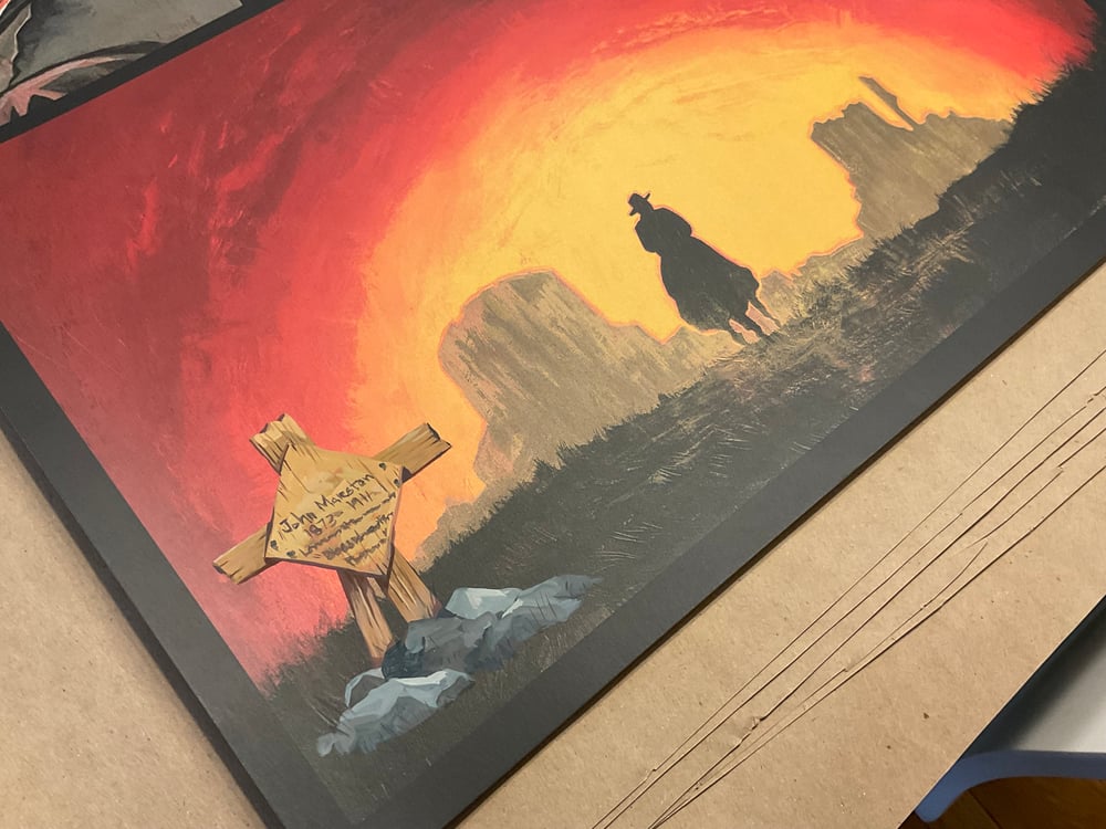 Red Dead Redemption 24x36" Screen Print Artist Proof