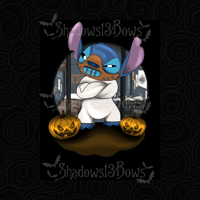 Hannibal Lecter Halloween Stitch Sticker 