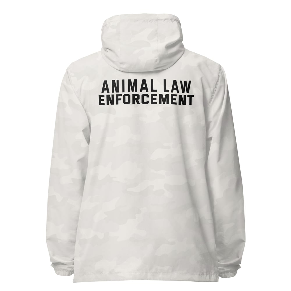 Animal Law Enforcement Unisex lightweight zip up windbreaker