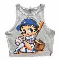 Betty Boop X Dodgers  Tank Top