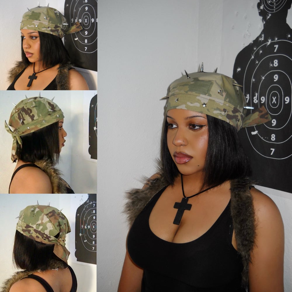 Image of [ LiBERTY SP!KES ] headscarf *