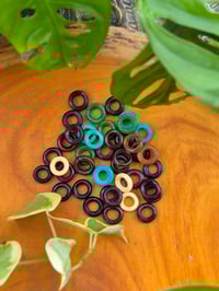 Image 2 of Wooden Stackable Beads - Set of 10