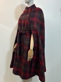 Image 2 of Check Mohair Stalker Cape