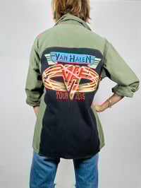 Image 1 of VINTAGE ARMY SHIRT JACKET VAN HALEN