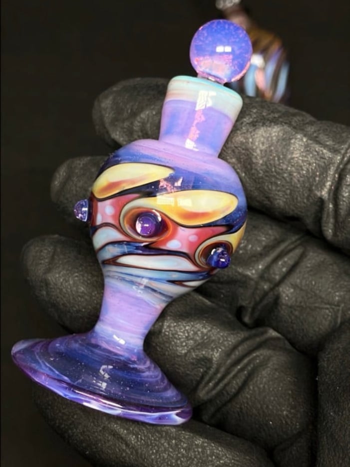 Mini Perfume Bottle in Pink Slyme 