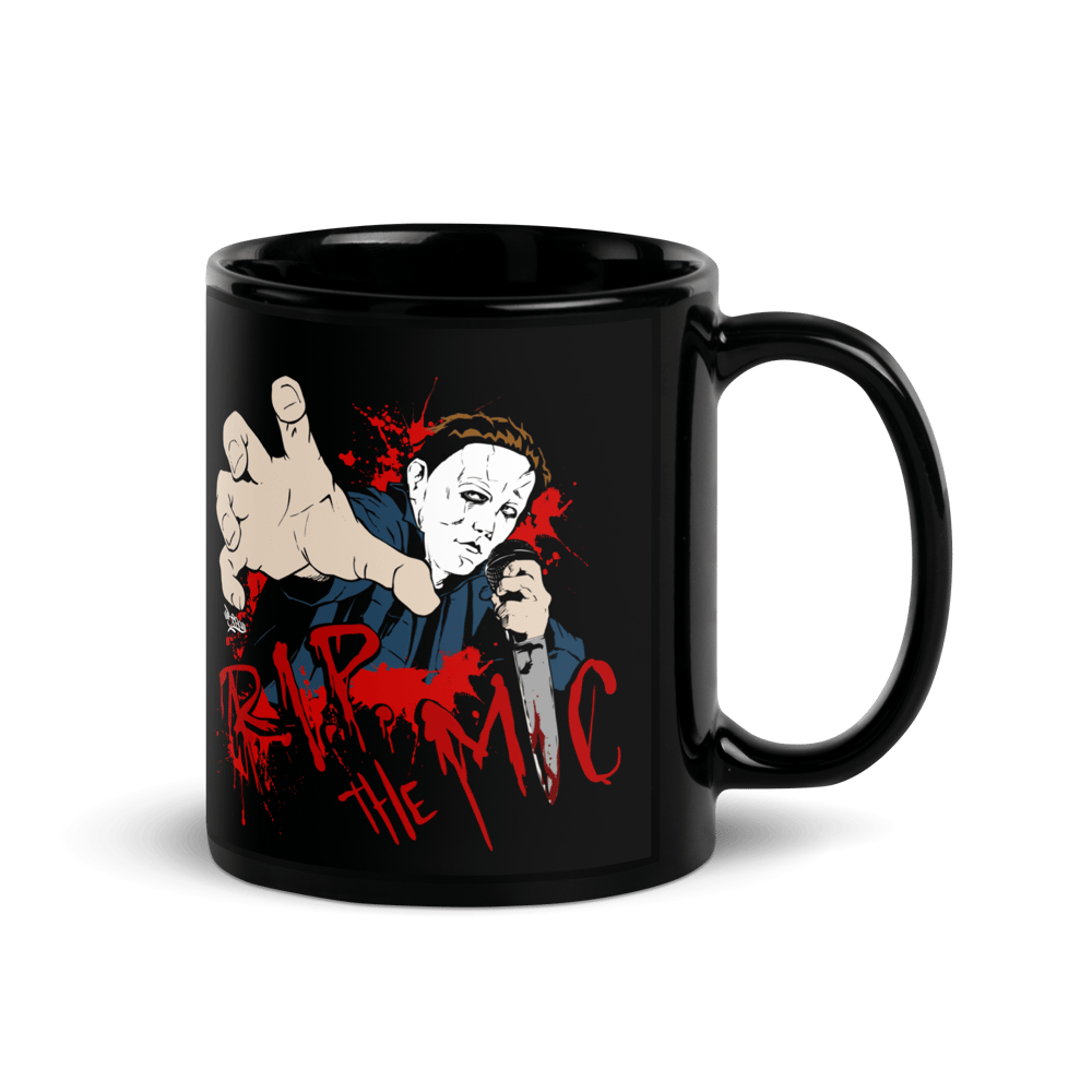 R.I.P The MIC - Black Glossy Mug