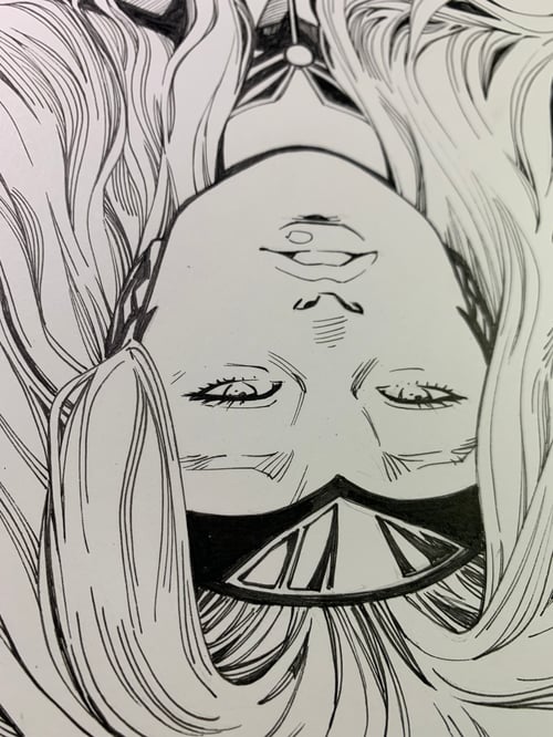 Image of JEAN GREY #1 page01 original art