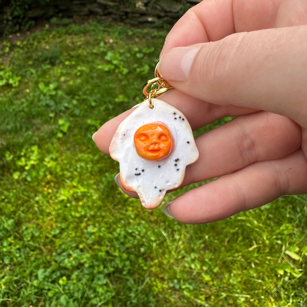 Image of Face on Your Egg Earrings 