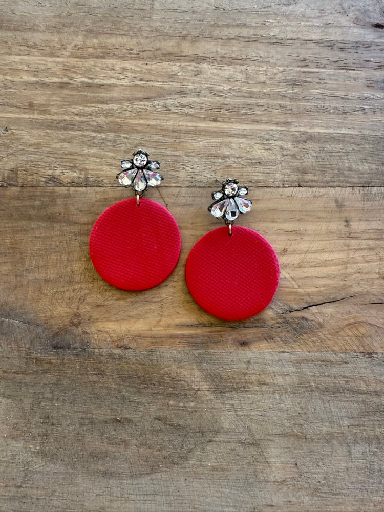 Image of Grand Teton in Red with rhinestones