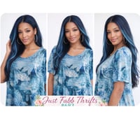 Image 1 of New XXL Bedazzeled Flare Sleeve Top #683*8