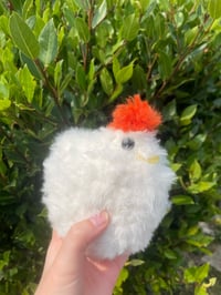 Image 3 of fluffy chicken plushie