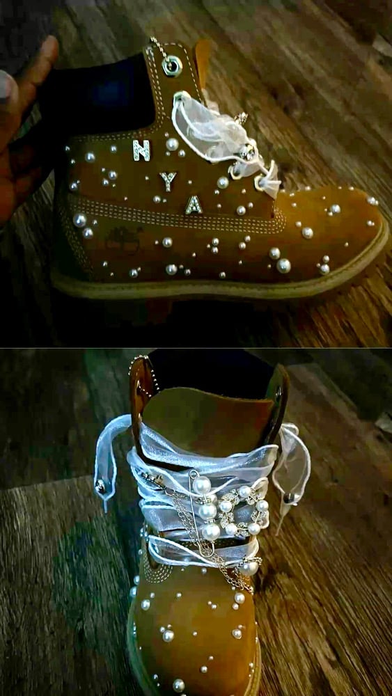 Image of custom timberlands