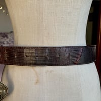 Image 15 of Montana Silversmiths German Silver Leather Western Belt