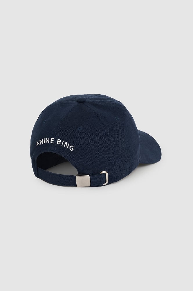Image of ANINE BING Jeremy Baseball CAP dark blue
