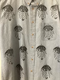 Image 2 of 'Perfect Weather' Custom Blockprinted Button-Down