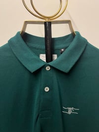 Image 3 of HANDSHAKE POLO GREEN