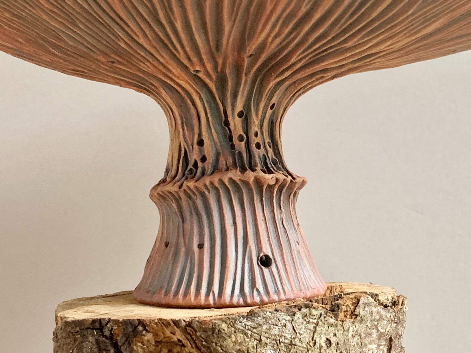 Image of Yellow Mushroom Sculpture 