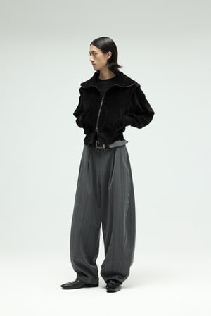 Image of EQUALNEAR - Phantom Zip Hoodie (Black)