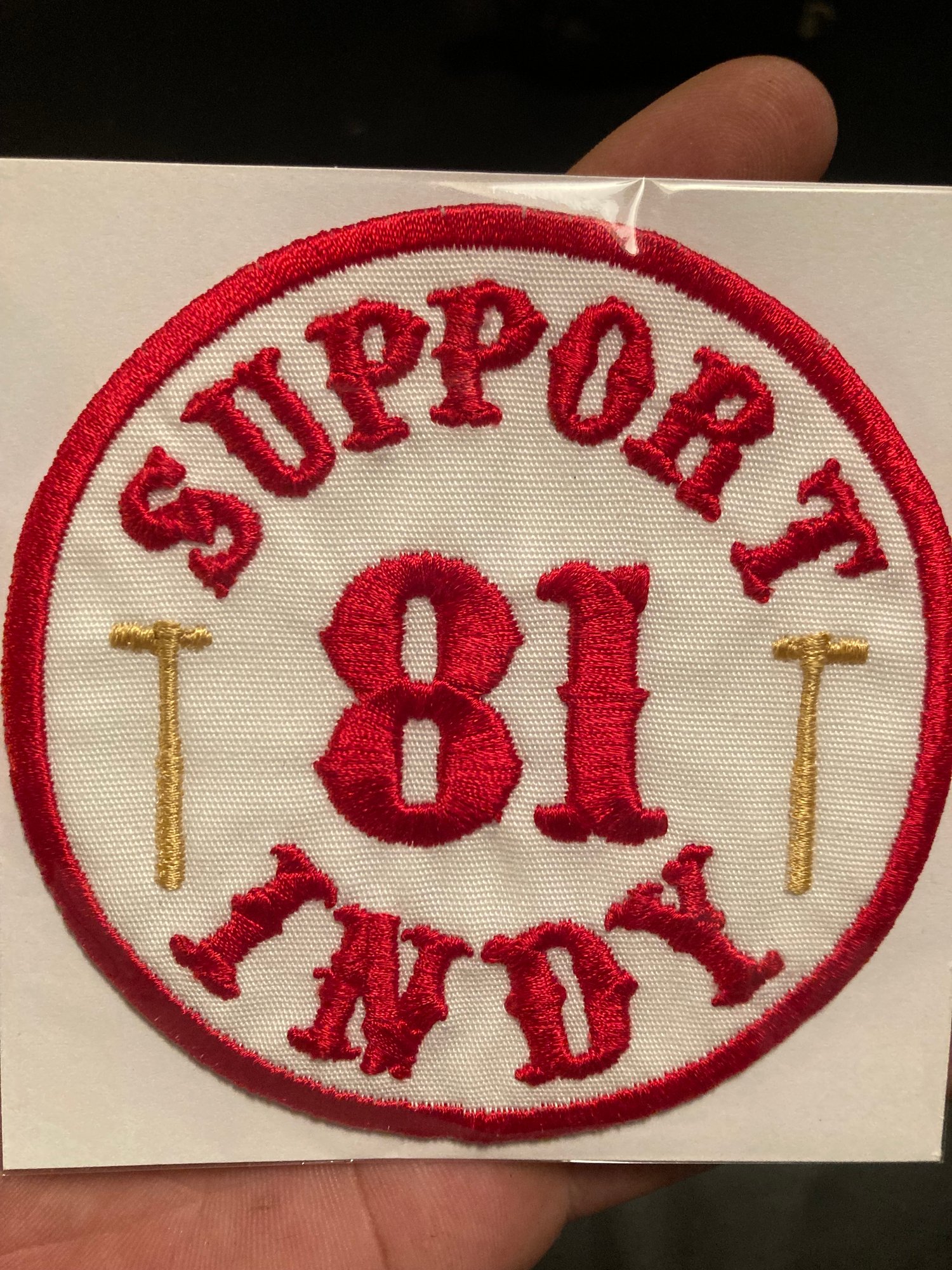 Image of Support 81 hammer patch 