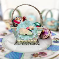 Image 2 of Paper Spring Basket 