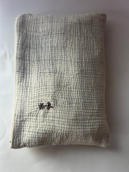 Image of anais kantha blue bag
