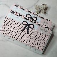 Image 2 of 12 month Savings Journey Tabbed Envelopes A6