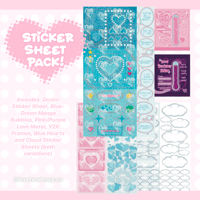 Discounted Sticker Sheet Packs