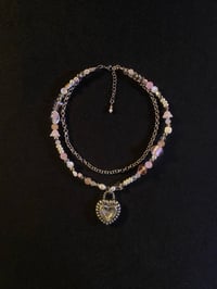 Image 2 of Crystal Heart Necklace