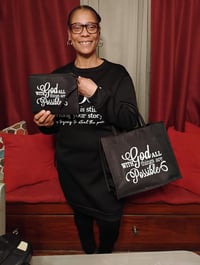 Image 1 of With God All Things Are Possible Hand Bag